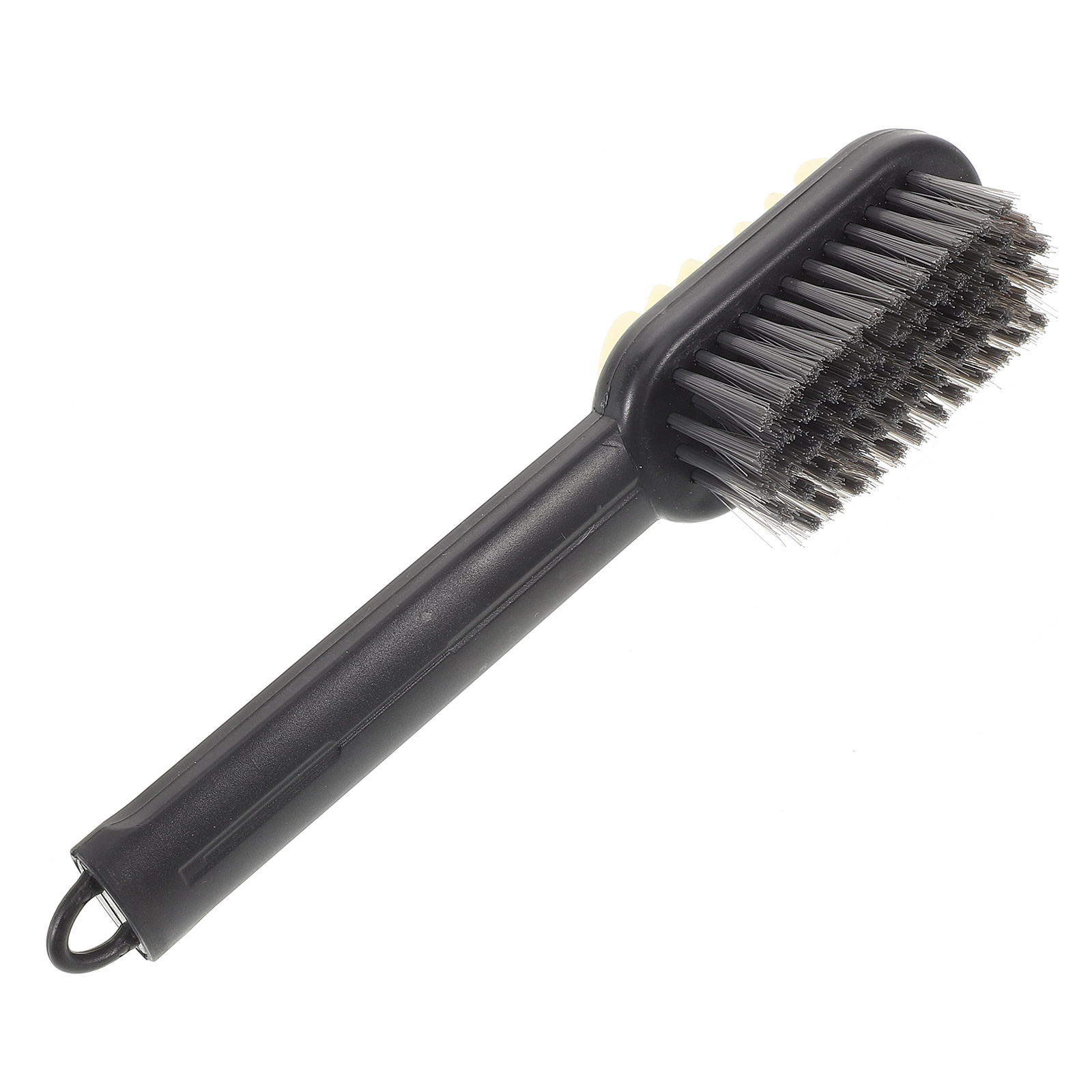 Wood Stain Brush - Soft Rubber Shoe Brush Ergonomic Long
