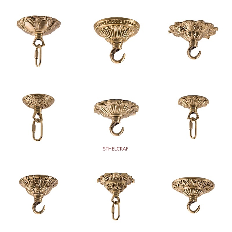 Home Improvement Hardware - 1PC High-end Brass Hook Home Improvement