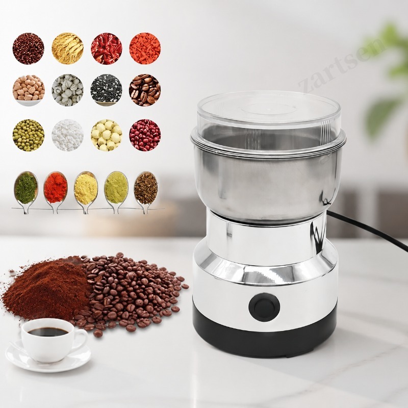 Home Improvement Kitchen - Kitchen Multifunctional 4 Blade Grain Grinder