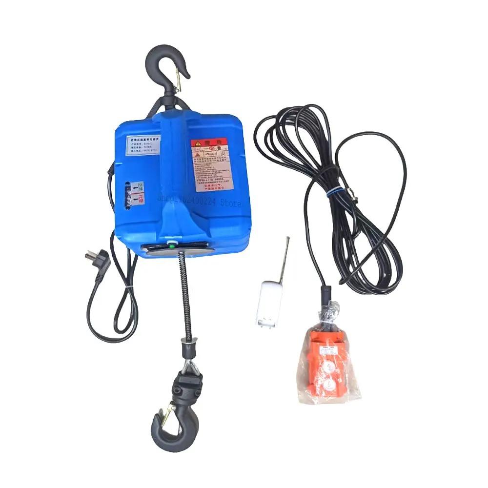 Home Improvement Cars - 500Kg Portable Crane Electric Hoist for