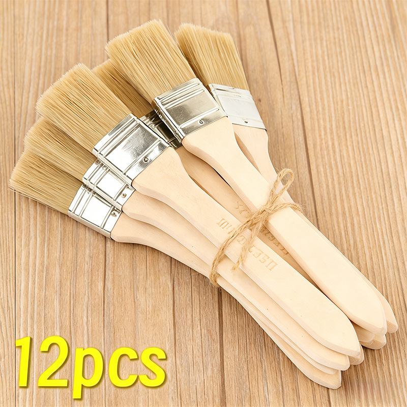 1-24Pcs Professional Paint Bru - Wood Stain Brush recension och pris