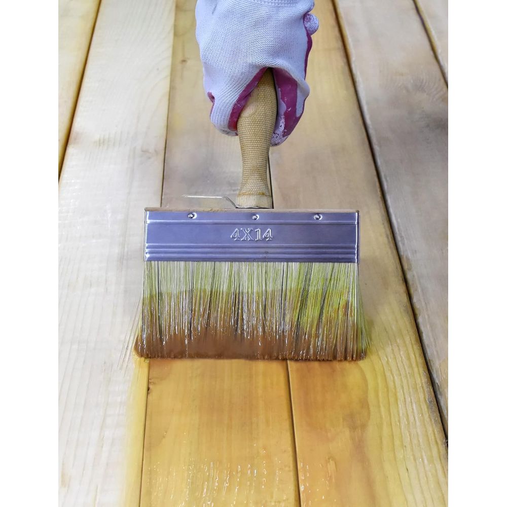 5.5 Large Limewash Deck Stain  - Wood Stain Brush recension och pris