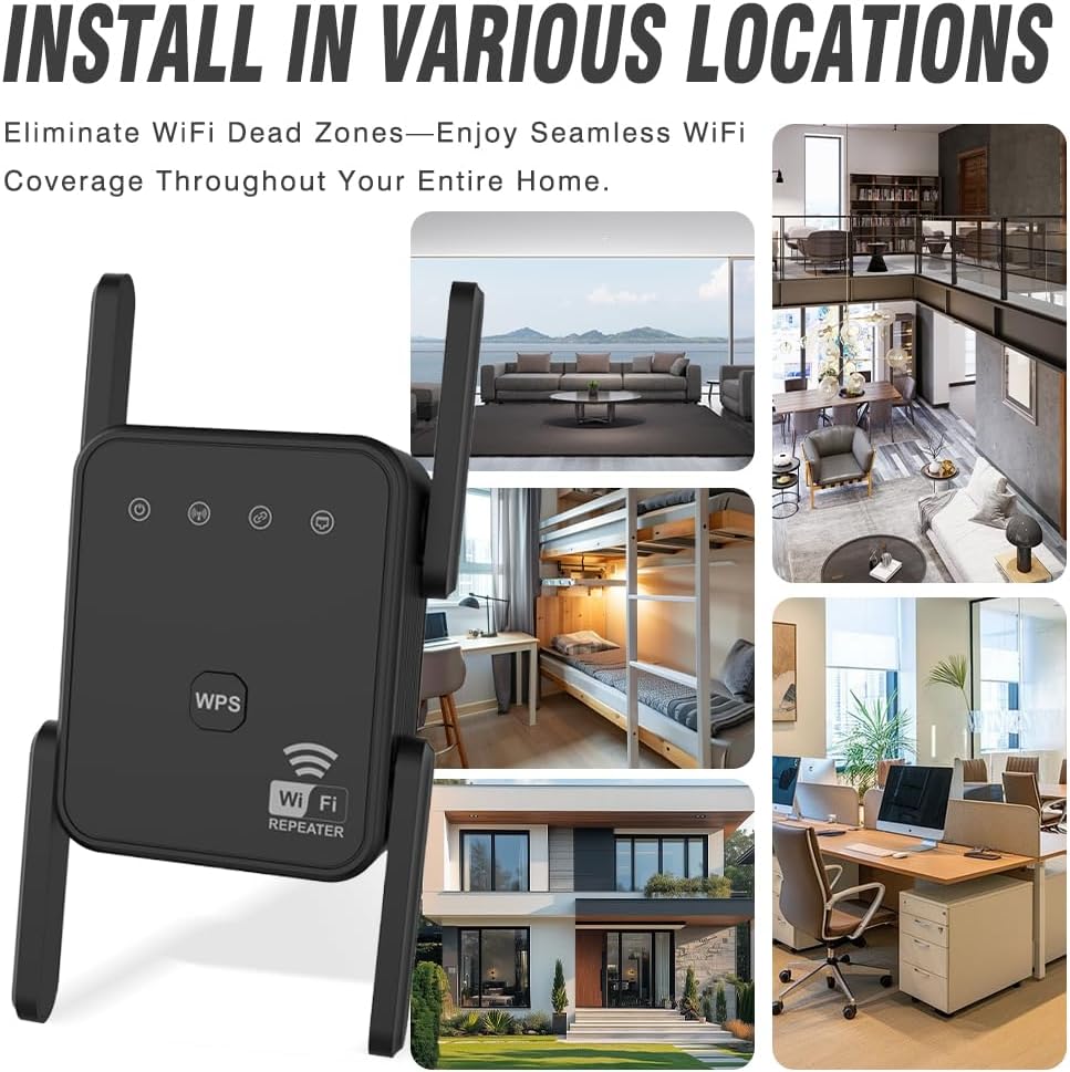 2026 New WiFi Repeater 300Mbps - Home Improvement Hardware recension och pris