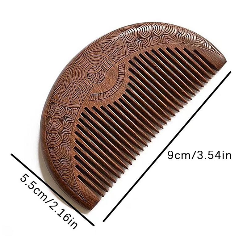 C 1pc No Static Lice Beard Com - Wood Stain Brush recension och pris