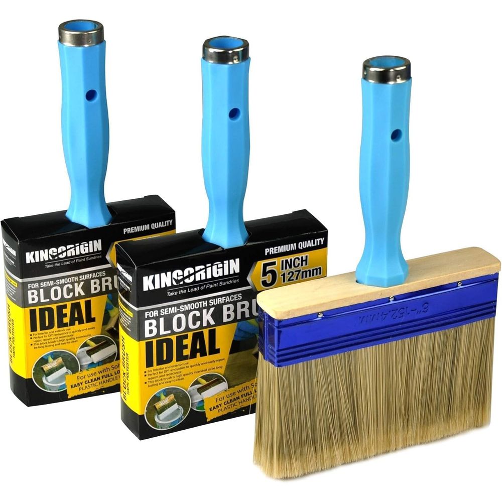 Triple Set of Heavy-Duty Paint - Wood Stain Brush recension och pris