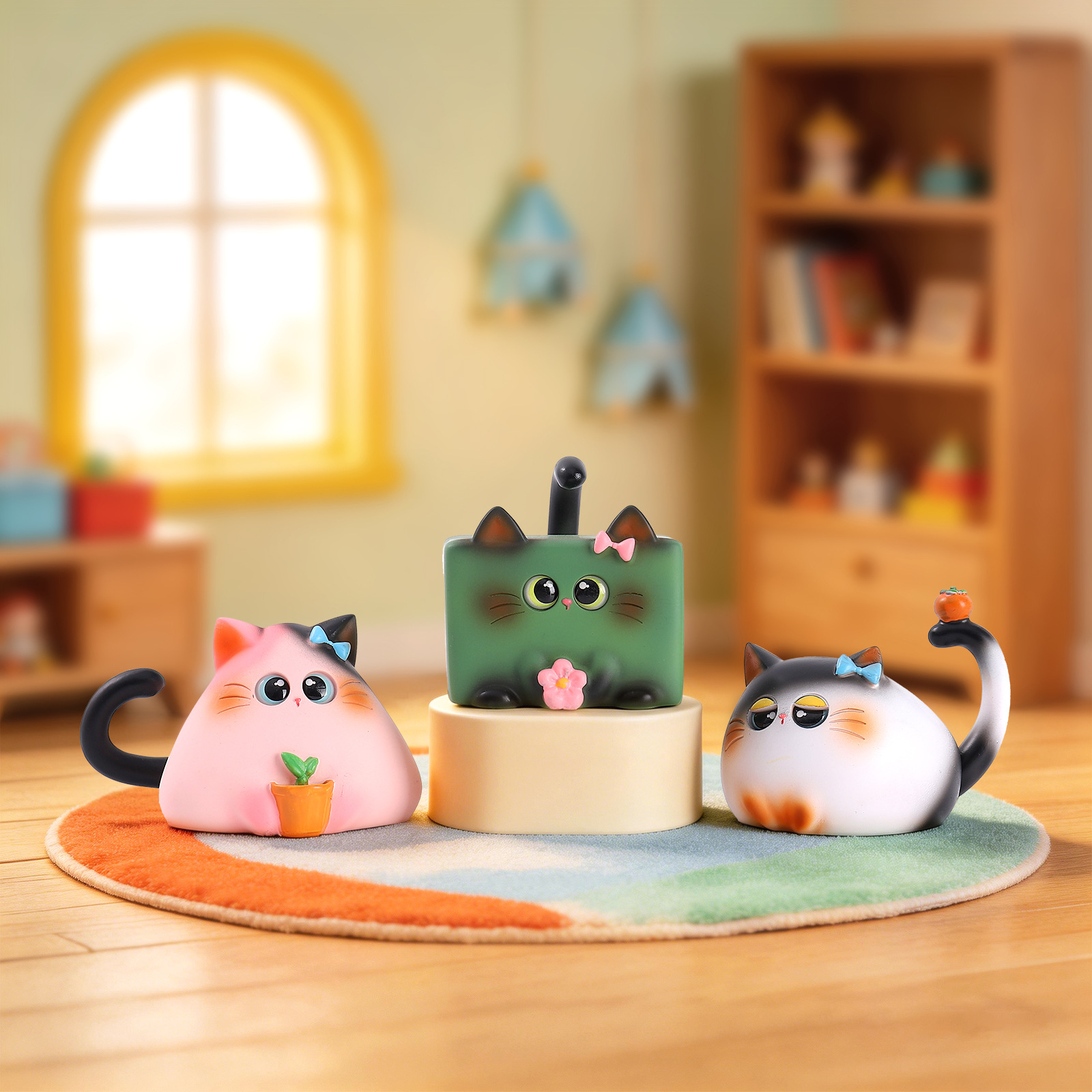 Blind Box Cat Figurine Resin C - Home Improvement Hardware recension och pris