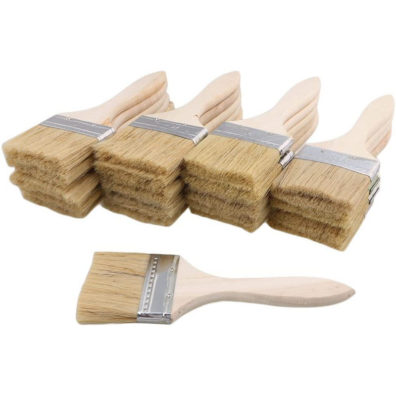 24Pcs Paint Brushes 70mm Chip  - Wood Stain Brush recension och pris