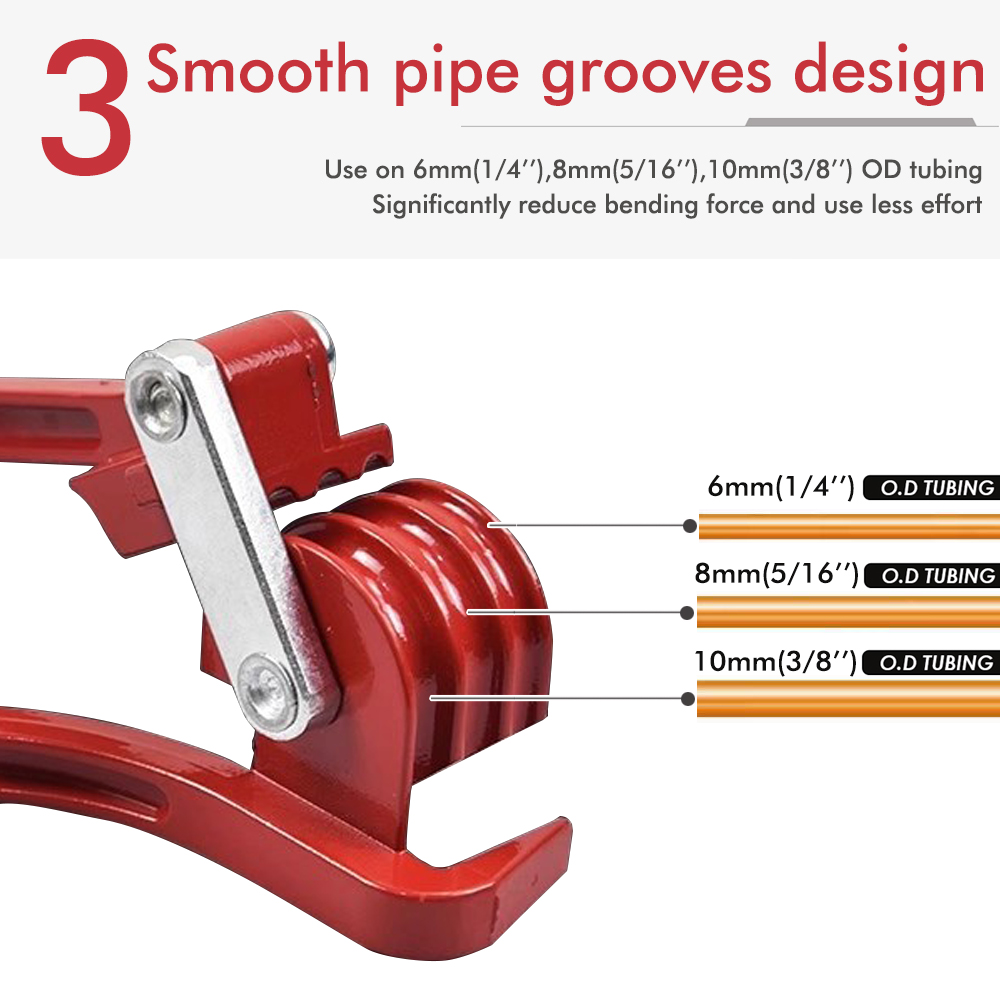 3-in-1 Pipe Bender Tool,90-180 - Home Improvement Youtube recension och pris