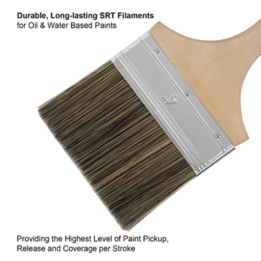 Double Thick Chip Paint Brush  - Wood Stain Brush recension och pris