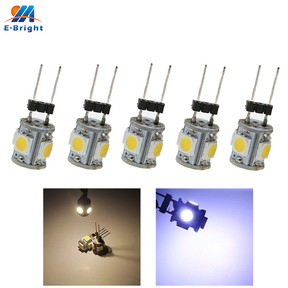 10pcs DC12V G4 5050 5 SMD LED  - Home Improvement Cars recension och pris
