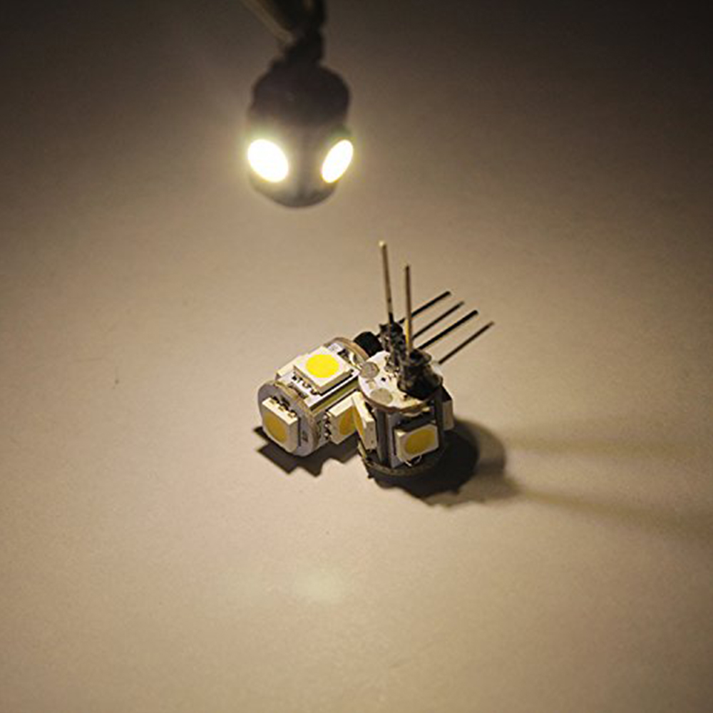 10pcs DC12V G4 5050 5 SMD LED  - Home Improvement Cars recension och pris