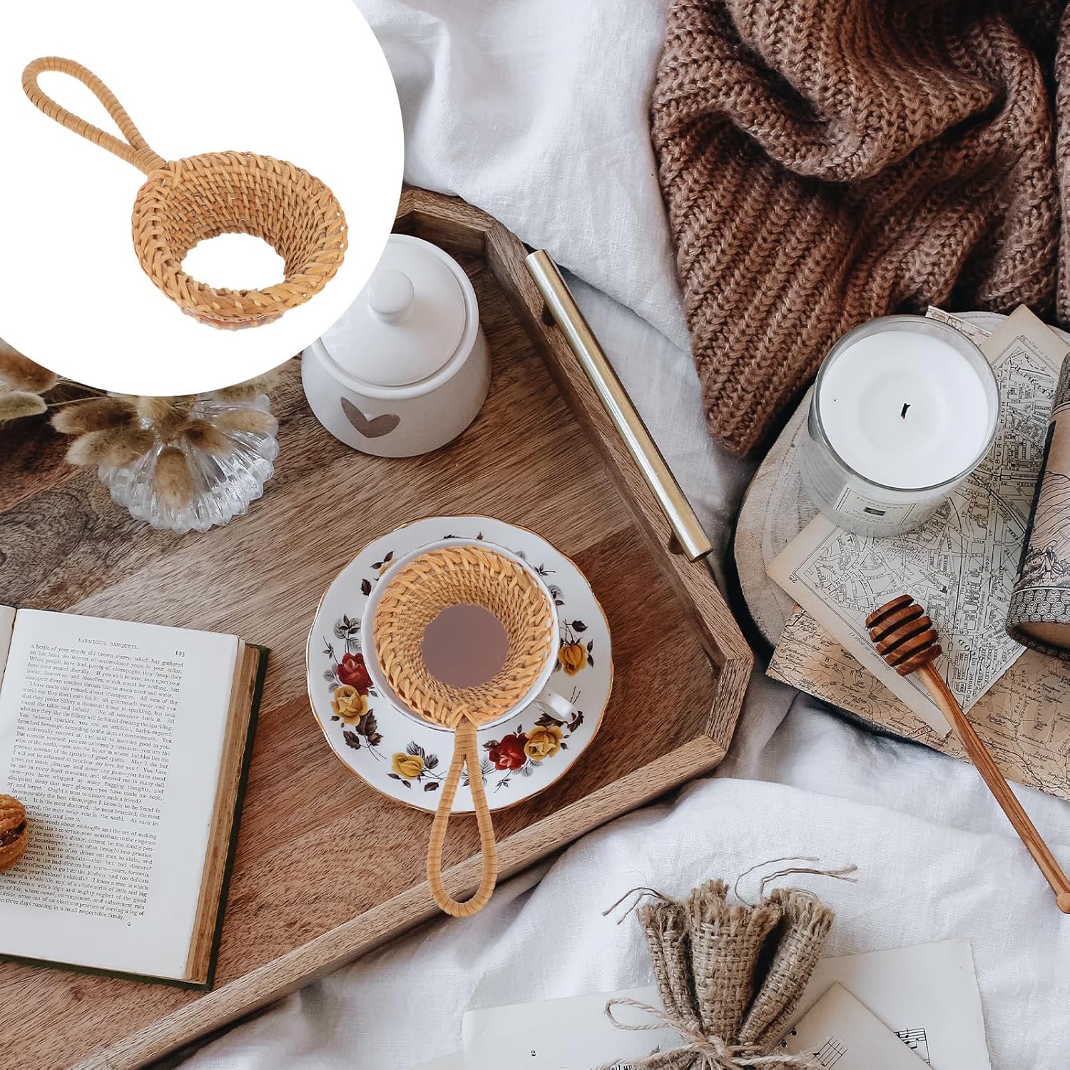 Rattan Tea Strainer Handmade T - Home Improvement Kitchen recension och pris