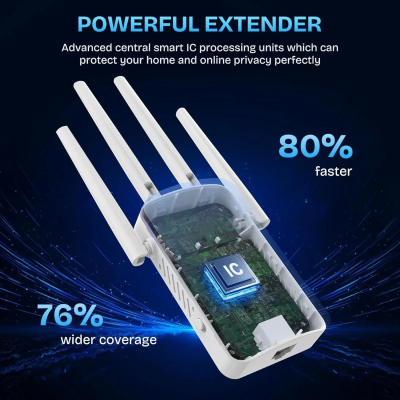 1200Mbps Dual Band WiFi Repeat - Home Improvement Hardware recension och pris