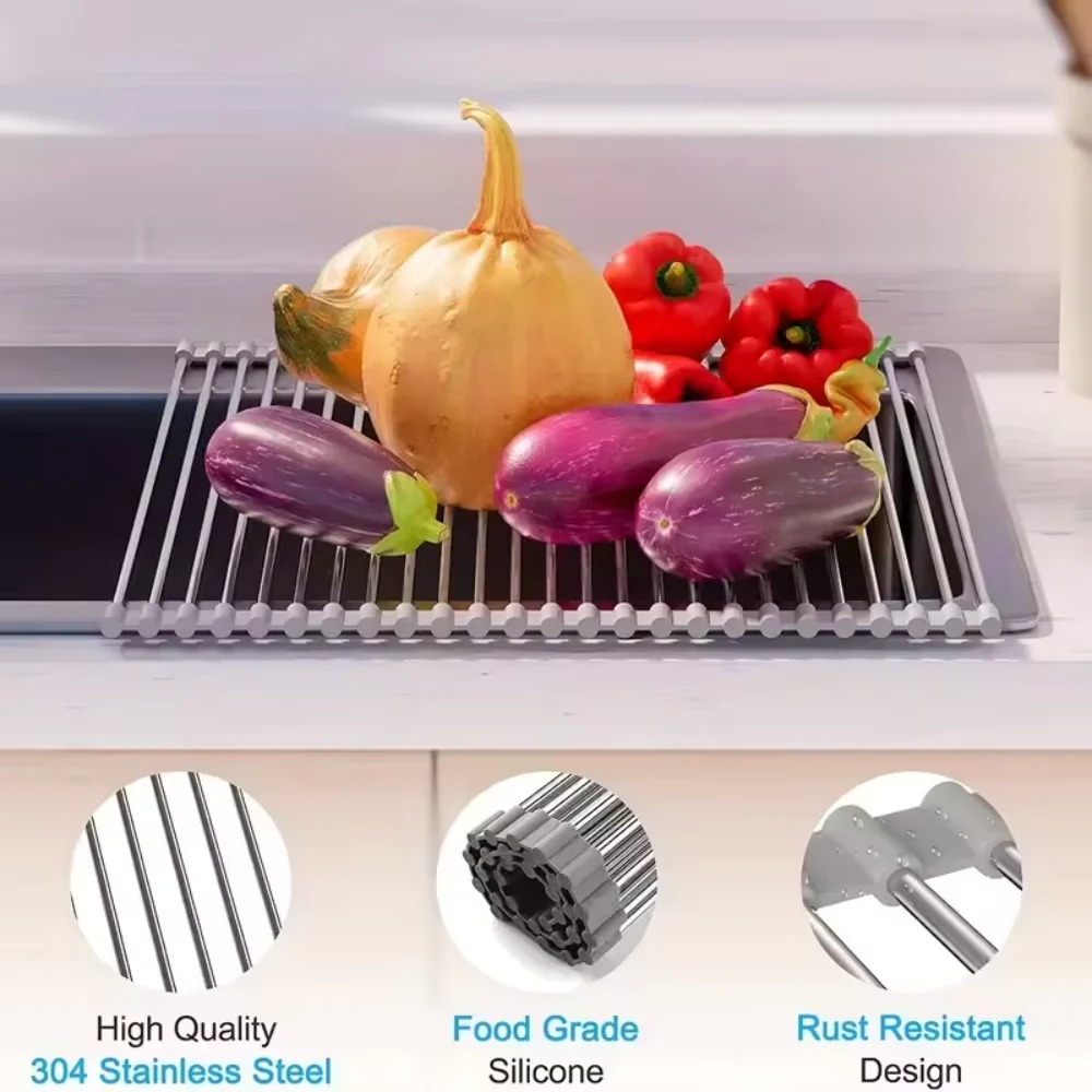 Rollable Foldable Stainless St - Home Improvement Kitchen recension och pris