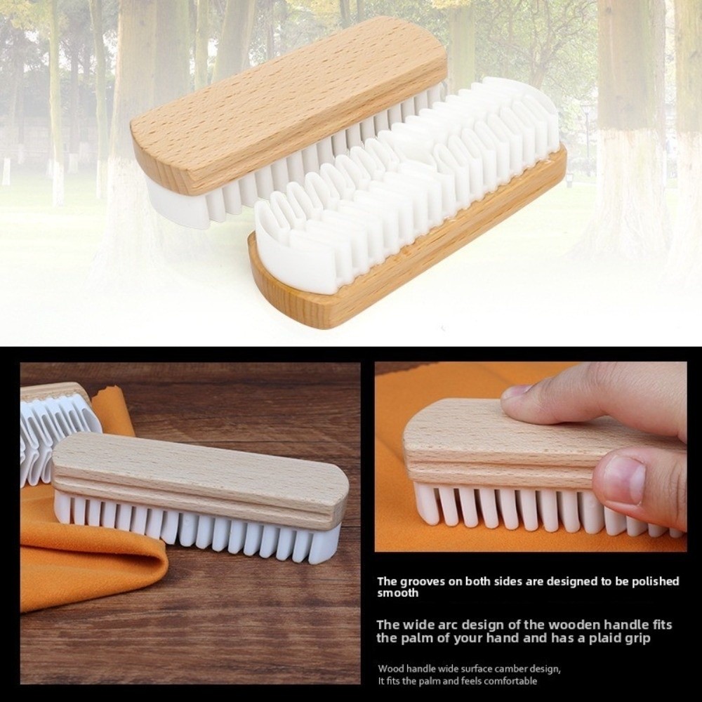 New Rubber Suede shoe Brush Wo - Wood Stain Brush recension och pris