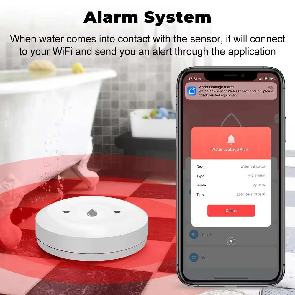 Tuya ZigBee 3.0 Water Leak Det - Home Improvement Kitchen recension och pris
