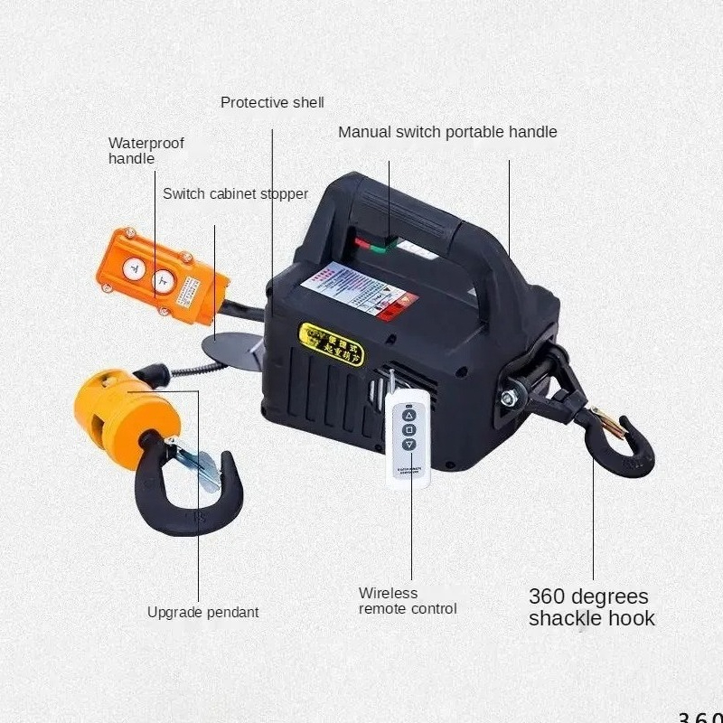 500Kg Portable Crane Electric  - Home Improvement Cars recension och pris