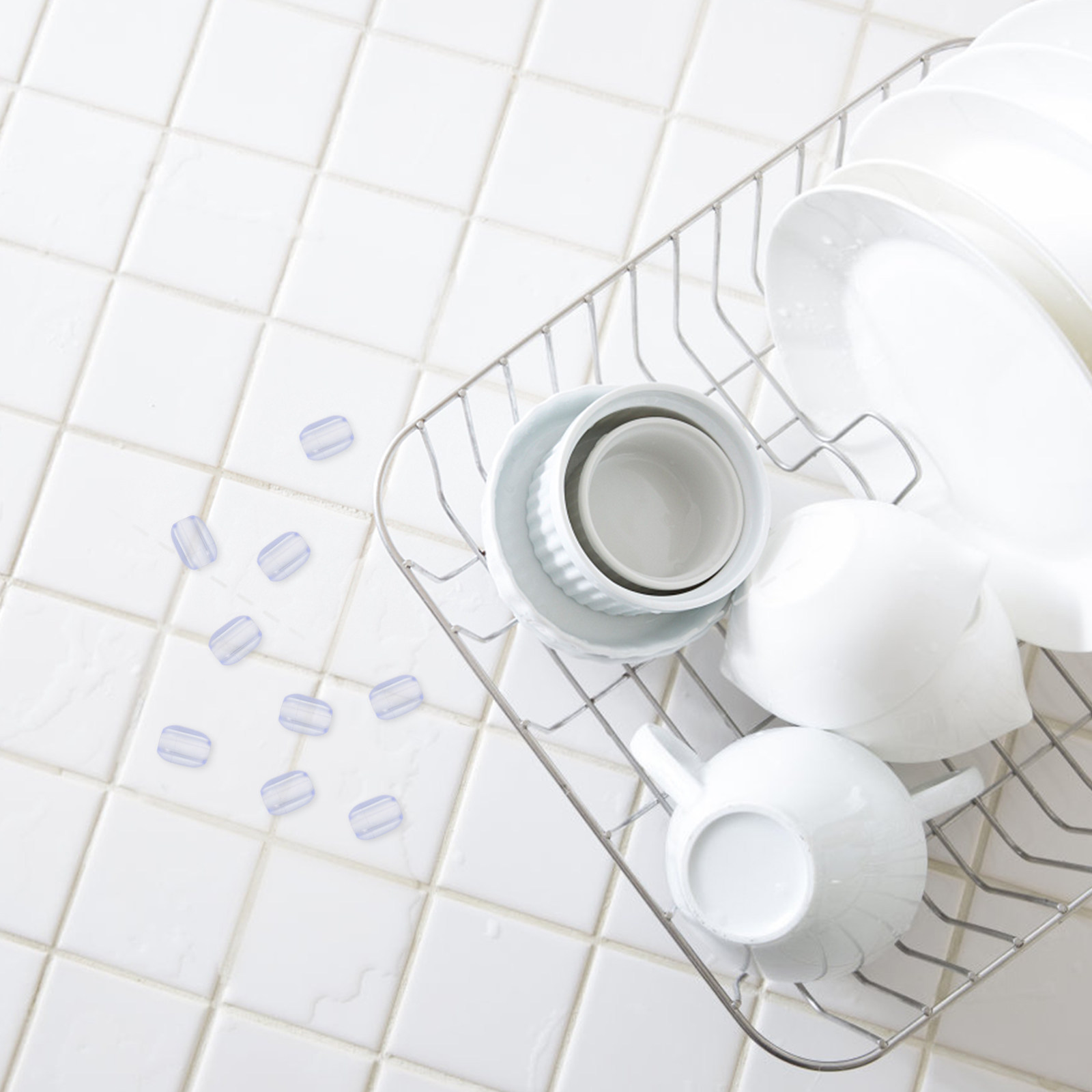 10Pcs Rubber Sink Rack Feet Pr - Home Improvement Kitchen recension och pris