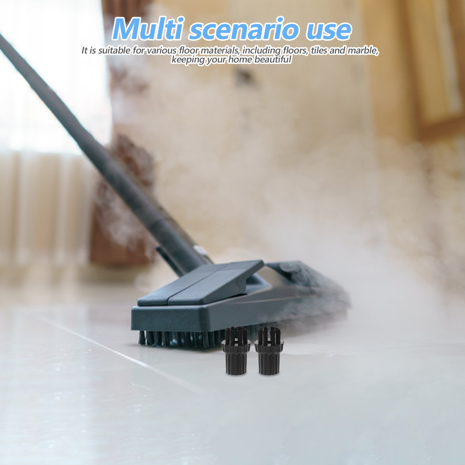 2Pcs Steam Mop Nylon Replaceme - Wood Stain Brush recension och pris