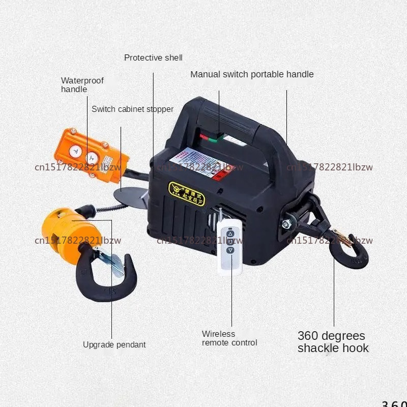 500Kg Portable Electric Hoist  - Home Improvement Cars recension och pris