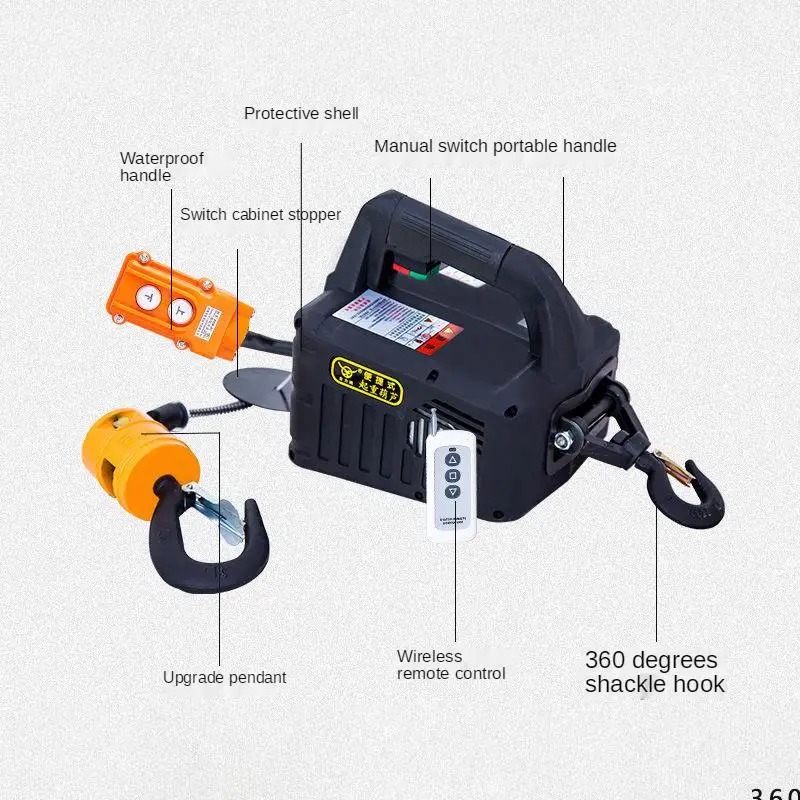 500Kg Portable Crane Electric  - Home Improvement Cars recension och pris